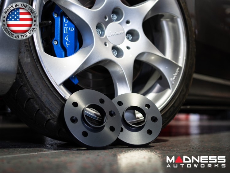 FIAT 500 Wheel Spacers by MADNESS 12mm (set of 2 w/ bolts)